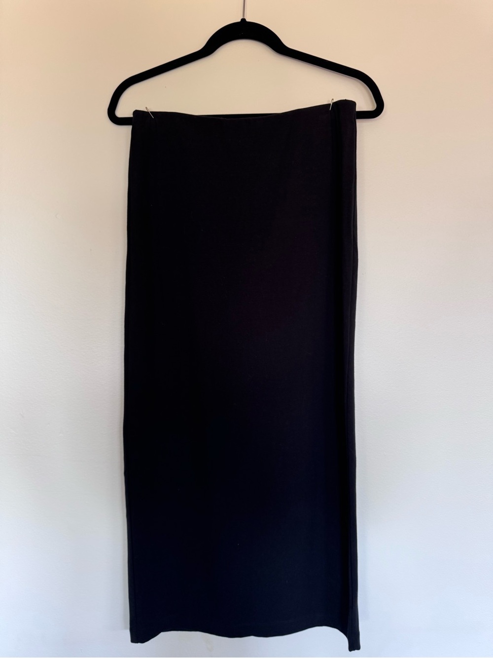 Reformation Black Maria Knit Maxi Skirt Size M